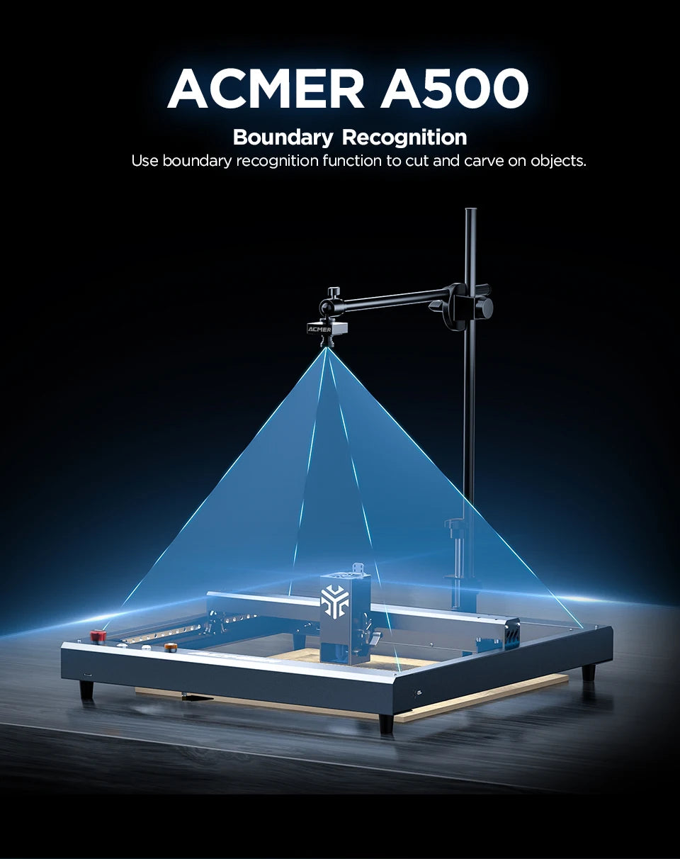 Kamera ACMER A500 Lightbrun pro ACMER XTOOL SCULPFUN Atomstack Ortur IKIER CREALITY TWO TREES COMGROW Laserové gravírování