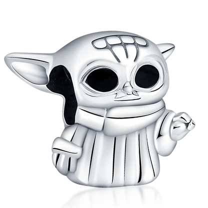 Nové 925 Sterling Silver Módní Dámské korálky s přívěskem Wolf Head Dumbo Vhodné pro náramek Pandora Náhrdelník DIY jemné šperky