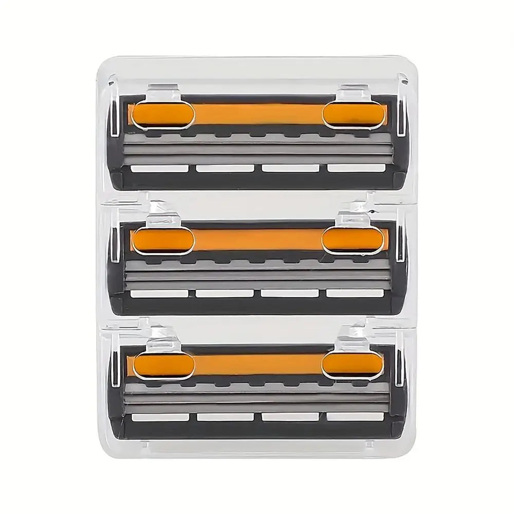 Různé balíčky Chránič pokožky Protiskluzová rukojeť Náhradní trojité břity Opakovaně použitelné bezpečnostní manuální holicí strojky pro muže Holení Koupání Cestování