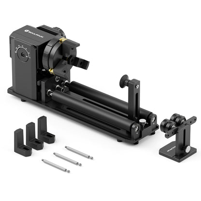 SCULPFUN RA Pro Max 4 in 1 Laser Rotary Module with Roller, for Laser Engraving Cylindrical/Irregularly Round Objects