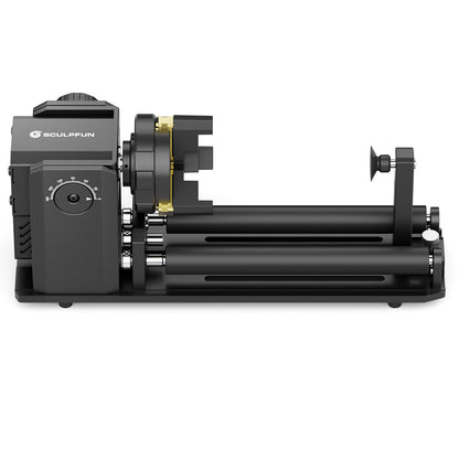 SCULPFUN RA Pro Max 4 in 1 Laser Rotary Module with Roller, for Laser Engraving Cylindrical/Irregularly Round Objects