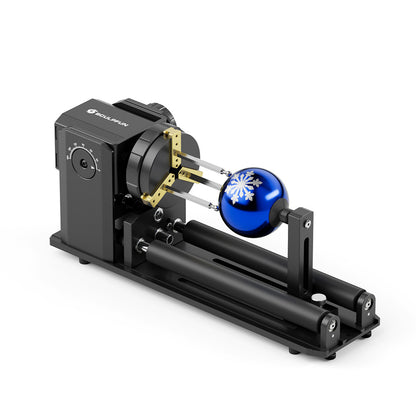 SCULPFUN RA Pro Max 4 in 1 Laser Rotary Module with Roller, for Laser Engraving Cylindrical/Irregularly Round Objects