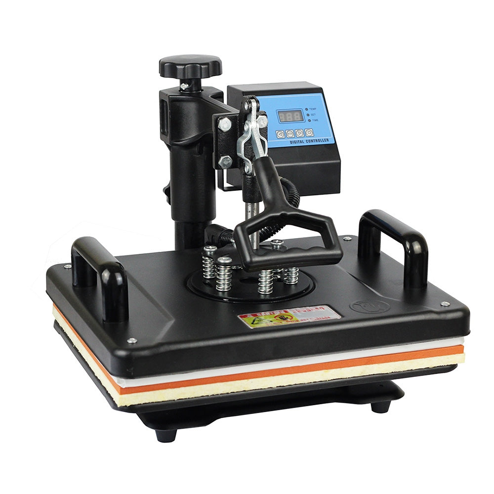SHUOHAO SH06 6 in 1 Heat Press Machine, 11.4*15in, for Cap/Bag/Mouse Pad/Phone Case/Pillows/Mug/Plate/Coaster/T-shirts