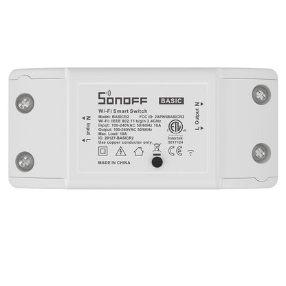 SONOFF Basic R2 Wireless WiFi Smart Switch, DIY Module, for Smart Home Automation, Voice Control, Works with Alexa &amp; Google Home