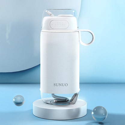 SUNUO C3 PRO Smart Visual Oral Irrigator Dental Washer with UV Sterilization, 5MP HD Camera, WiFi Connection, IPX7 Waterproof - White