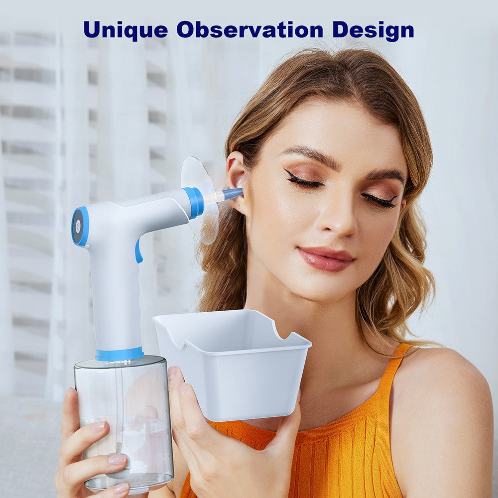 SUNUO W30 Smart Invisible Washing Ear Machine, 500ml Water Bottle, 4 Modes, 2000mAh Battery, 360-degree Irrigating