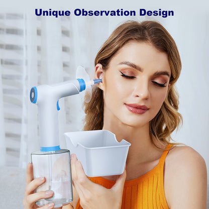 SUNUO W30 Smart Invisible Washing Ear Machine, 500ml Water Bottle, 4 Modes, 2000mAh Battery, 360-degree Irrigating