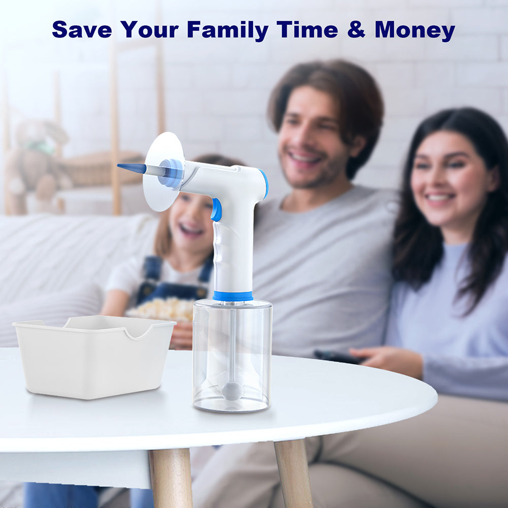 SUNUO W30 Smart Invisible Washing Ear Machine, 500ml Water Bottle, 4 Modes, 2000mAh Battery, 360-degree Irrigating