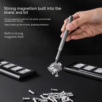 Sada přesného šroubováku 24 v 1 Mobilní telefon Hodiny Počítač Multifunkční Údržba Demontážní nástroj Kombinace šroubováků