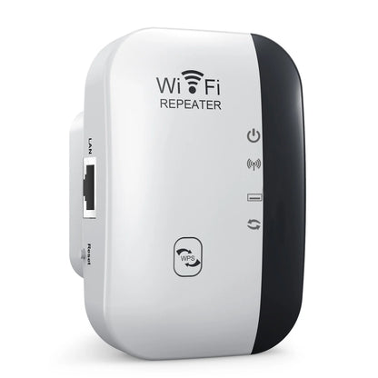 Bezdrátový WiFi opakovač 300Mbps WiFi Extender zesilovač Booster Router 802.11N WPS s dlouhým dosahem 7 stavového světla WiFi opakovač pro PC