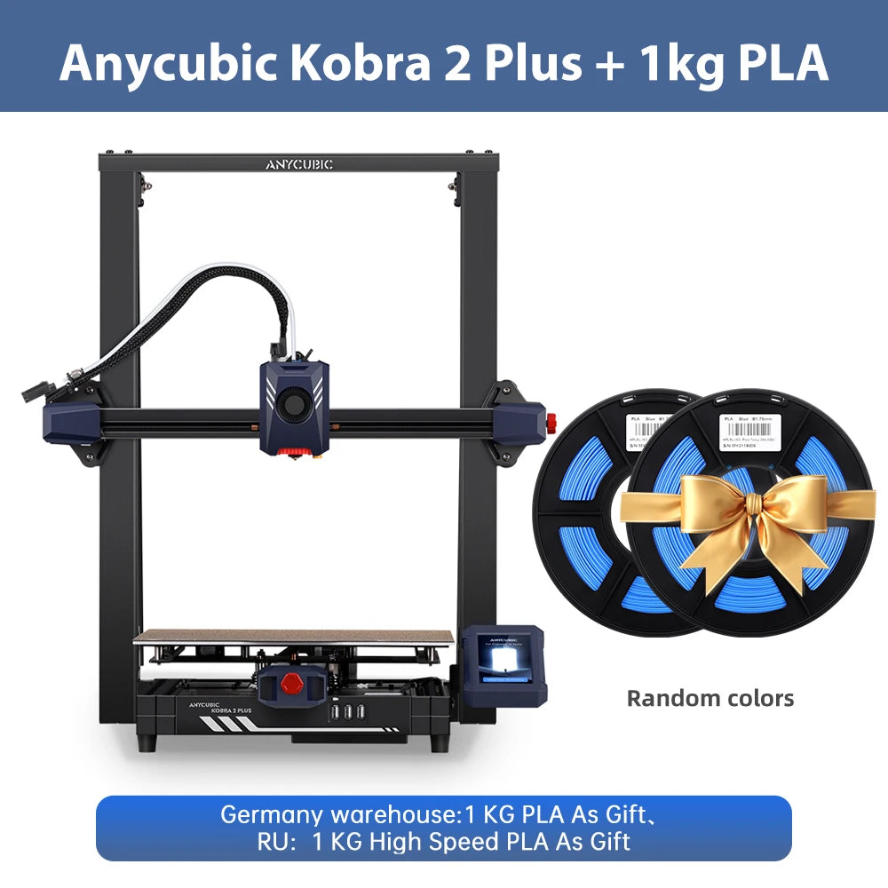 ANYCUBIC KOBRA 2 Max velkoformátová FDM 3D velikost sestavení tiskárny 500*420*420mm s 500mm/s Maximální rychlost tisku Automatické vyrovnávání
