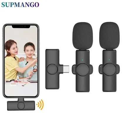 X11 Profesionální bezdrátový klopový mikrofon pro iPhone iPad Laptop Android Živé hry Video Nahrávání Rozhovor Business Mic