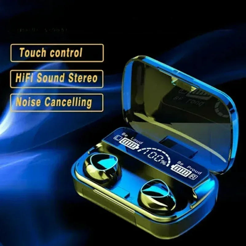 Sluchátka Bluetooth M10 Handfree s LED displejem Sluchátka Bluetooth HiFi Stereo hudba Bezdrátová sluchátka Vodotěsná herní sluchátka