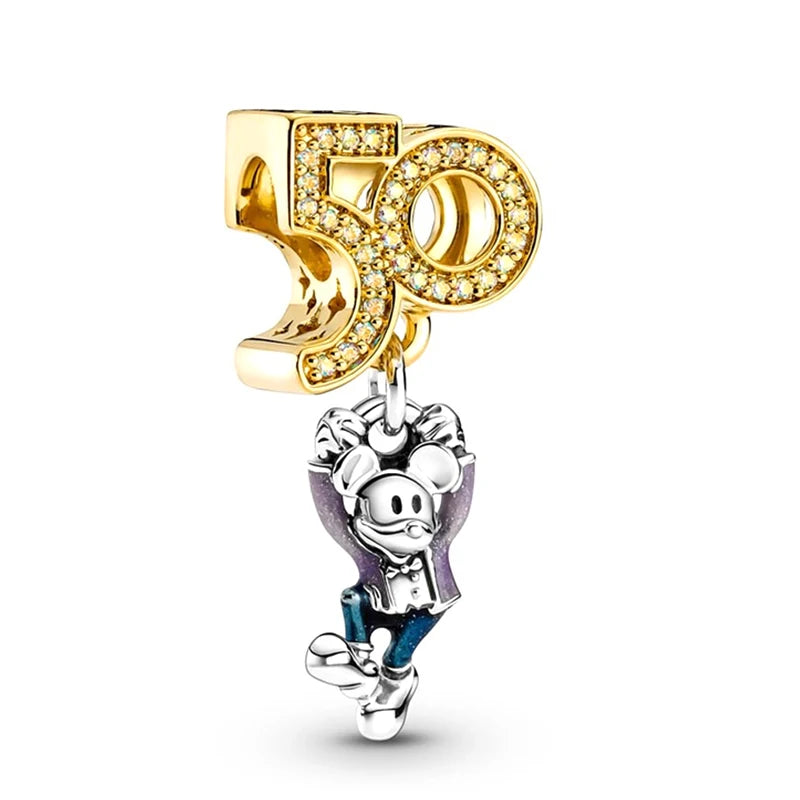 925 Silver Original Charm Beaded Přívěsek Vhodné pro Pandora náramek Planet Marvel Series Beads