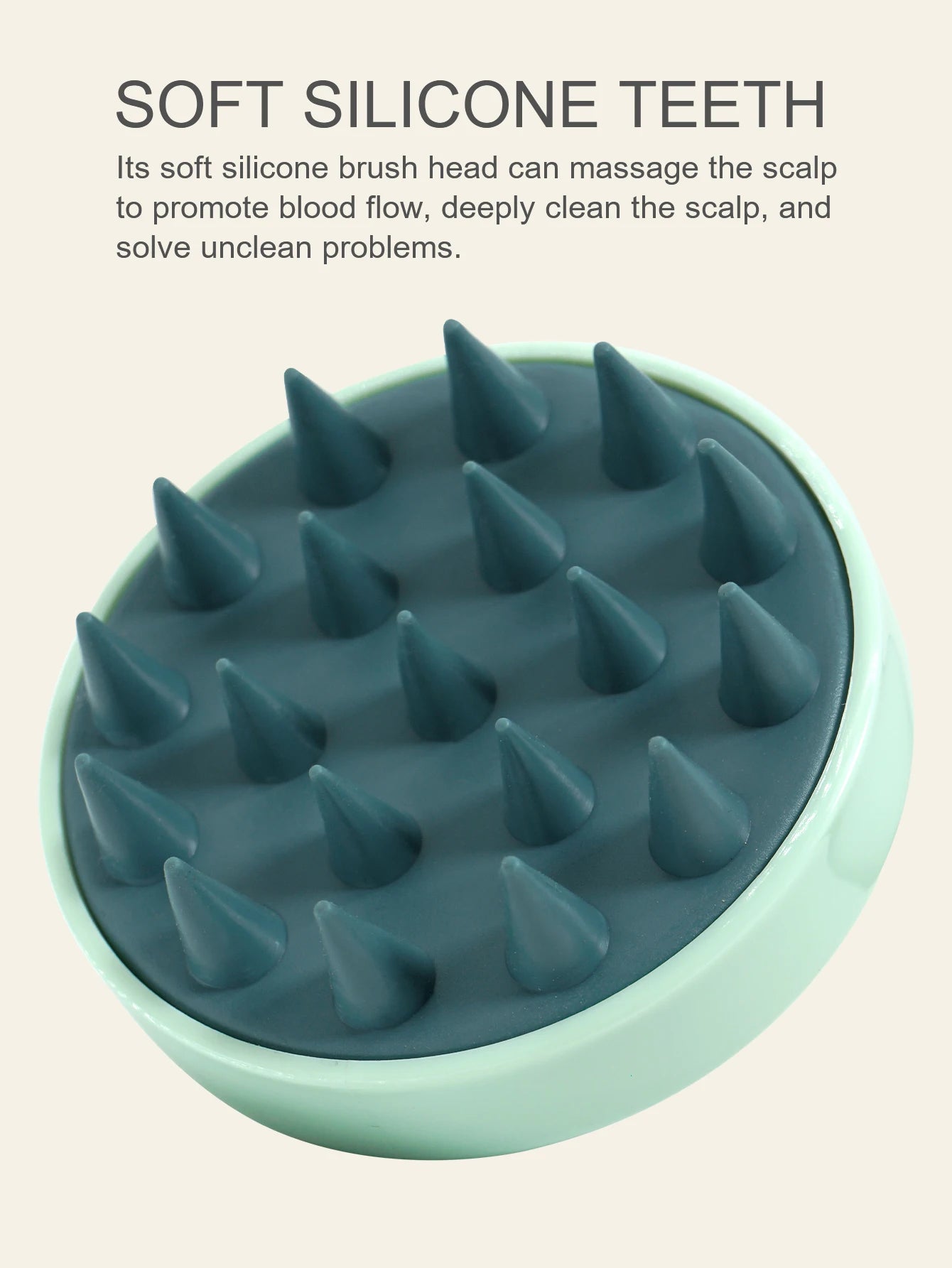 Silikonový šampon Masážní štětec na vlasovou pokožku Hlava Masážní kartáč na pokožku hlavy Masážní kartáč na pokožku hlavy Hřeben s kouzelnou rukojetí Kartáč na masáž Spa masážní kartáč