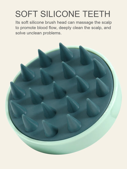 Silikonový šampon Masážní štětec na vlasovou pokožku Hlava Masážní kartáč na pokožku hlavy Masážní kartáč na pokožku hlavy Hřeben s kouzelnou rukojetí Kartáč na masáž Spa masážní kartáč