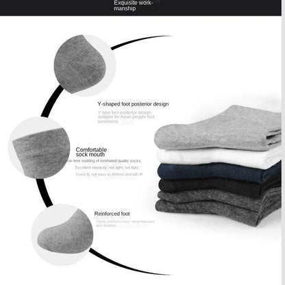 10 párů Dámské/Mužské lodní ponožky Neviditelné Silikonové Nízký střih Neklouzavé Léto No-Show Kotníkové ponožky Jednobarevné Ležérní Prodyšné