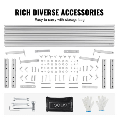 Řetězová pila VEVOR Frézování prken 9 stop Vodicí lišta Řezání dřeva Řezání řeziva Přenosná pila Řetězová pila na hliník Ocel