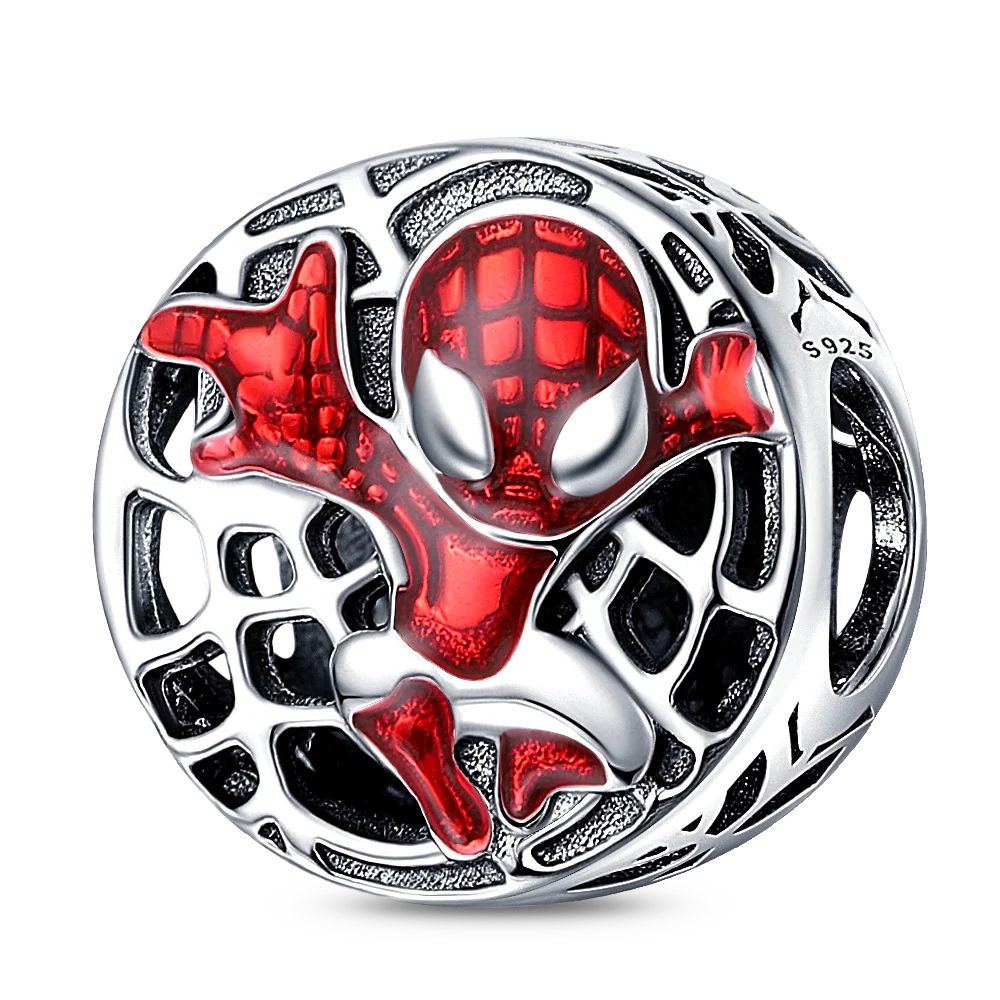 Nové 925 Sterling Silver Módní Dámské korálky s přívěskem Wolf Head Dumbo Vhodné pro náramek Pandora Náhrdelník DIY jemné šperky