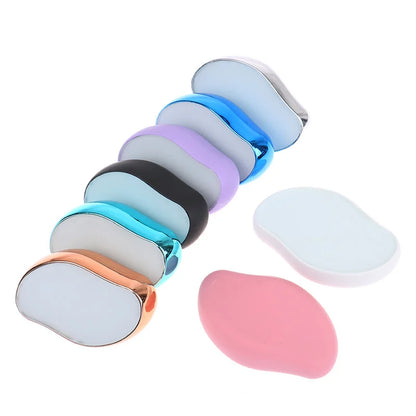 Eraser na odstranění chloupků Crystal Epil Bezbolestný Bezpečný Opakovaně použitelný Nástroj pro depilaci Easy Clean Fyzické sklo Odstraňování chloupků Eraser Body Beauty Eraser