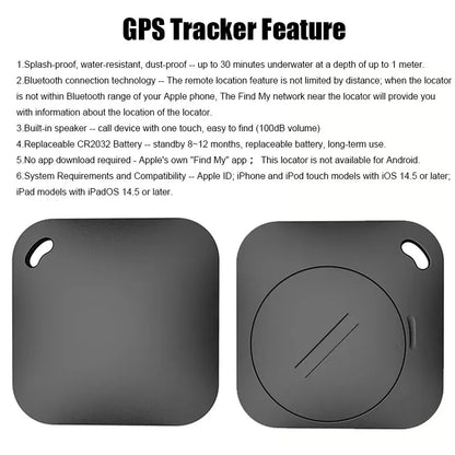 Chytrý Bluetooth GPS Tracker Spolupráce s Apple Find My APP ITag Anti Lost Reminder Device Lokátor s hodnocením MFI Klíč k autu Pet Kids Finder
