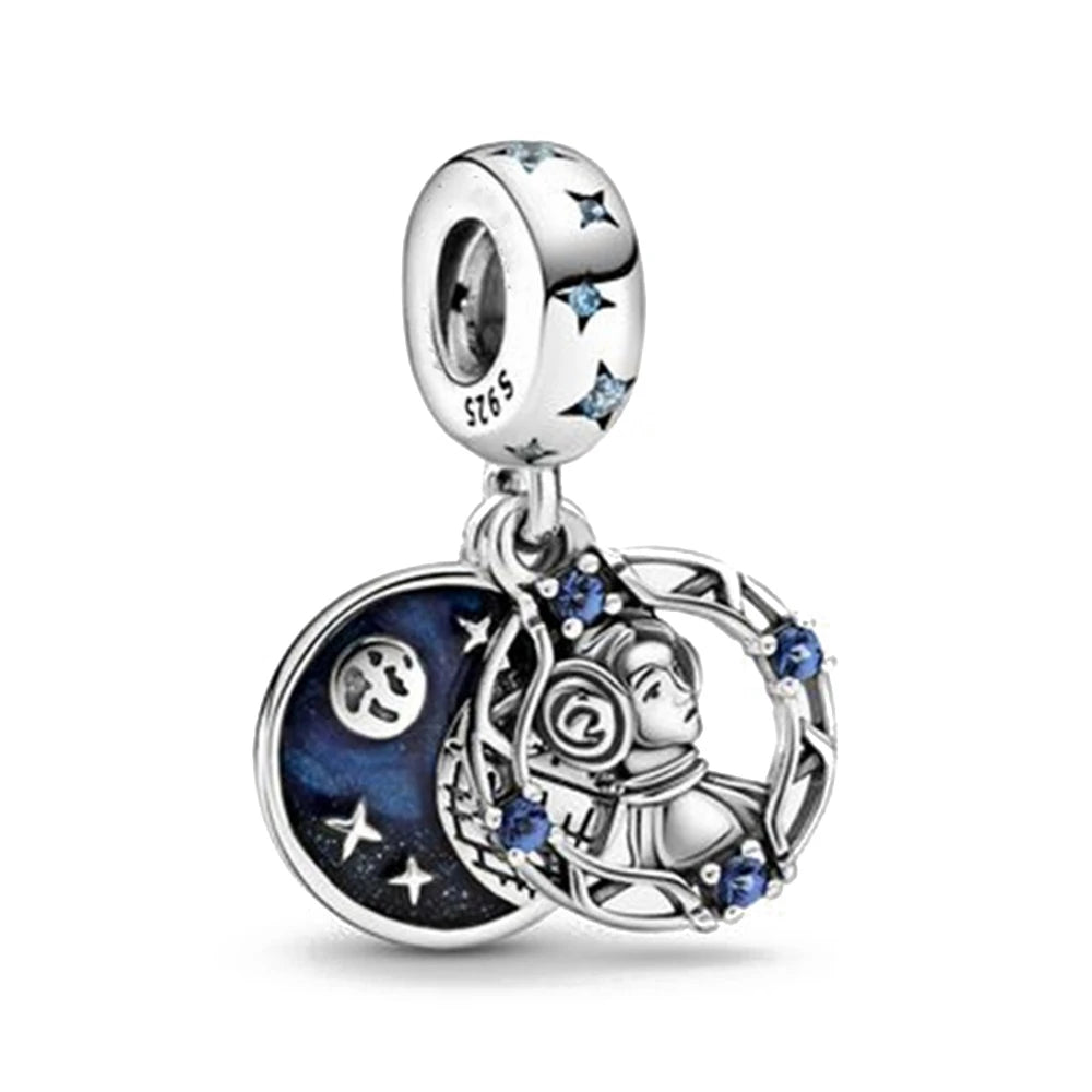 Disney Stitch Marvel Rescuer Korálky Star Charms Wars pro originální Pandora 925 mincovní stříbro náramek náhrdelník pro ženy šperky