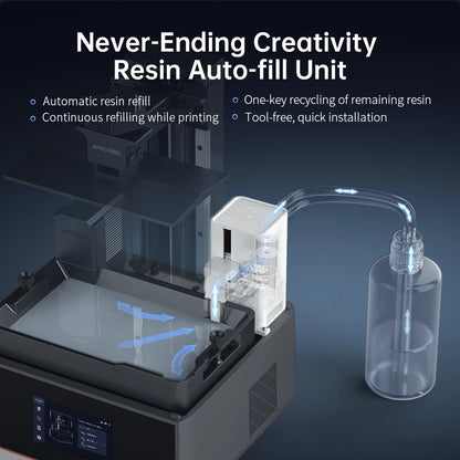 ANYCUBIC Photon Mono M7 Pro UV Resin 3D tiskárna 10'' 14K LCD 3D tiskárna s automatickým doplňováním pryskyřice Vysoká rychlost tisku 223