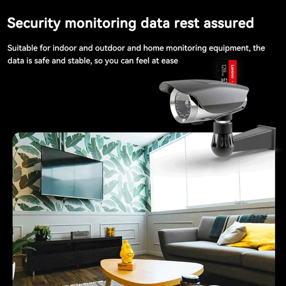 Paměťová karta Lenovo 512 GB 256 GB 128 GB 64 GB 32 GB U3 V30 4K Full HD Micro TF Mini SD karta Paměťová karta TF Flash pro telefon/počítač