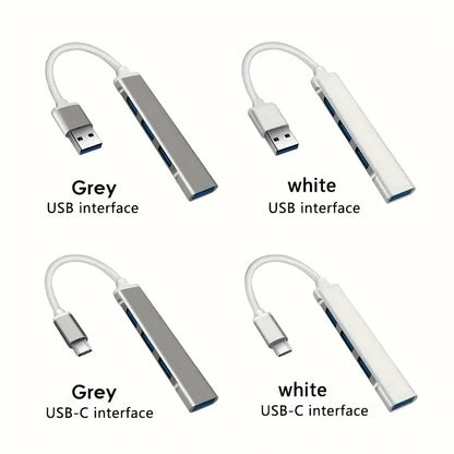 USB HUB 3.0 Extender 4portový splitter adaptér OTG Dokovací stanice pro telefon Macbook Pro 13 15 Air PC Laptop Computer Hub