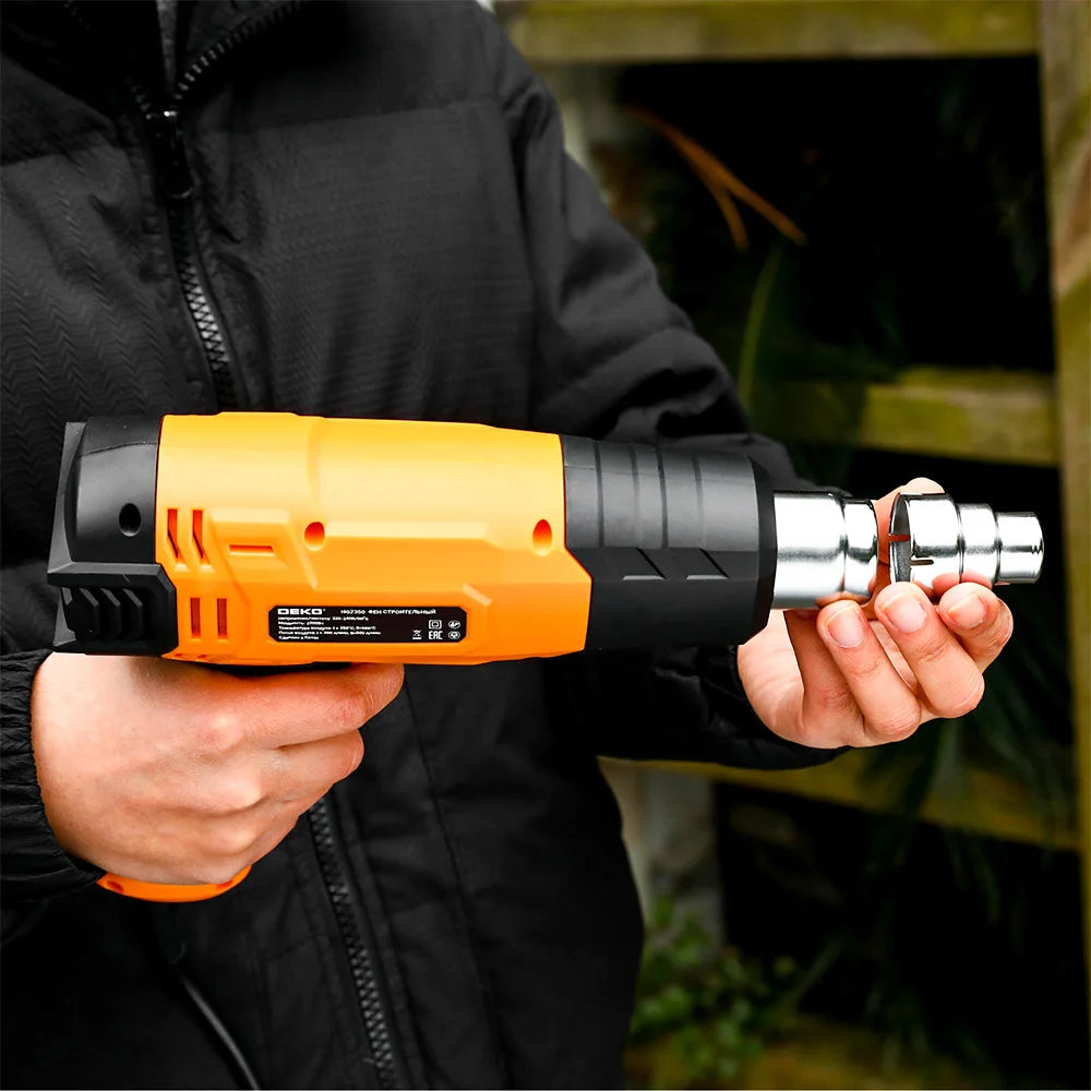 DEKO DKHG06 2000W horkovzdušná pistole 2 Nastavení teploty 3 Příslušenství Pokročilá elektrická horkovzdušná pistole Elektrické nářadí