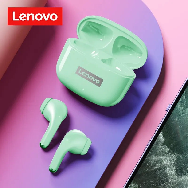 Sluchátka Lenovo LP40 Pro Bluetooth 5.3 Bezdrátová sportovní sluchátka Vodotěsná sluchátka s mikrofonem a dotykovým ovládáním TWS Headset