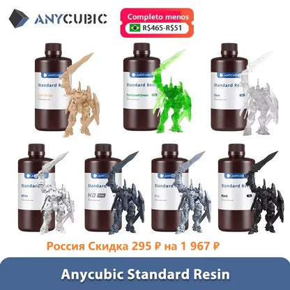 ANYCUBIC 405nm UV pryskyřice pro Photon 3D tiskárnu Photon Mono X tiskový materiál LCD UV citlivý Normální 1kg Tekutina