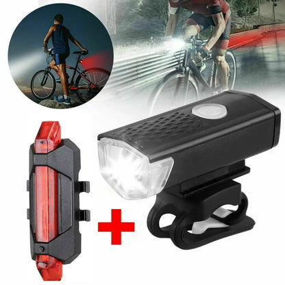 Přední světla na MTB kolo USB LED Dobíjecí Vodotěsný světlomet pro horská kola Bezpečnostní výstražné světlo na kolo Příslušenství pro cyklistiku