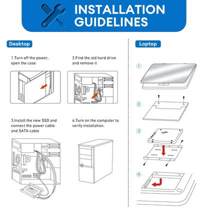 WALRAM Sata3 SSD 1TB 2,5" Interní pevný disk Disk 128GB 256GB 512GB HDD Pevný disk SSD pro stolní notebook
