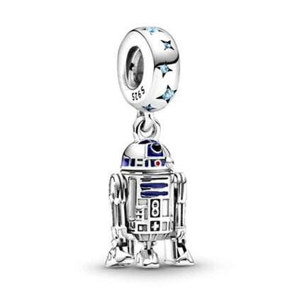 Nové 925 Sterling Silver Módní Dámské korálky s přívěskem Wolf Head Dumbo Vhodné pro náramek Pandora Náhrdelník DIY jemné šperky