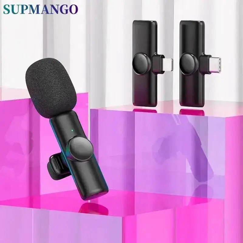 X11 Profesionální bezdrátový klopový mikrofon pro iPhone iPad Laptop Android Živé hry Video Nahrávání Rozhovor Business Mic