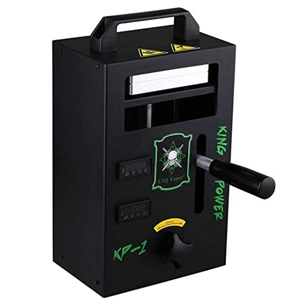 LTQ Vapor KP-1 Rosin Heat Press Machine, Dual 4.5*4.7in Heating Plates, 1000W, 4 Heating Rods, Digital Temperature Control, for Rosin and Dried Flowers