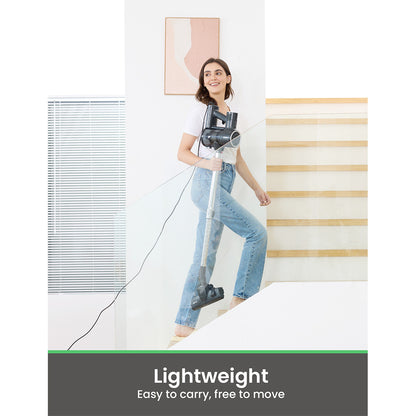 Vactidy C6 Corded Vacuum Cleaner, 18kPa Powerful Suction, 800ml Dust Box, with 7m Cable, 600W Motor, HEPA Filter, Anti-Overheating/Anti-scalding