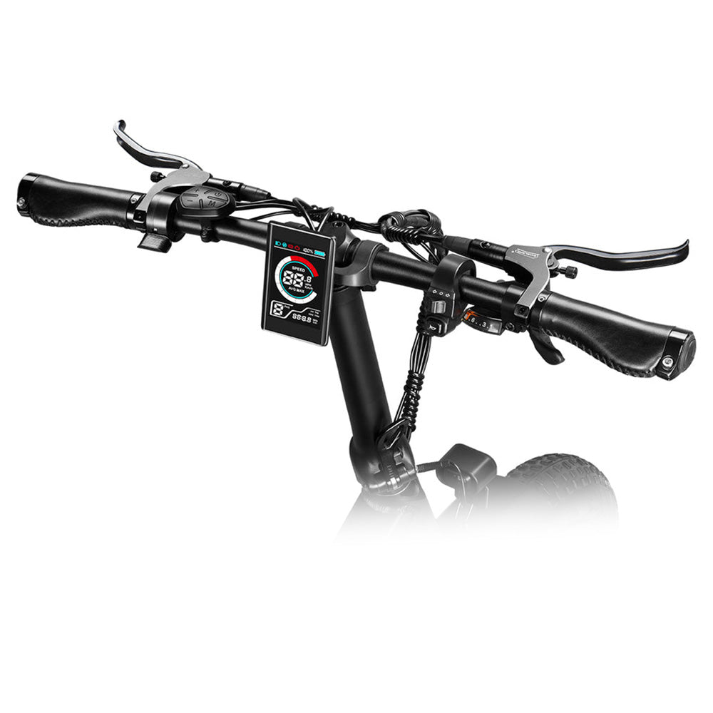 Vitilan I7 Pro 3.0 Electric Bike, 750W Motor, 48V 20Ah Battery, 20*4.0-inch Fat Tire, 45km/h Max Speed, 110km Max Range, Hydraulic Disc Brake, Hydraulic Suspension Rear Shock, Air Suspension Front Fork, Shimano 8 Speed - Black