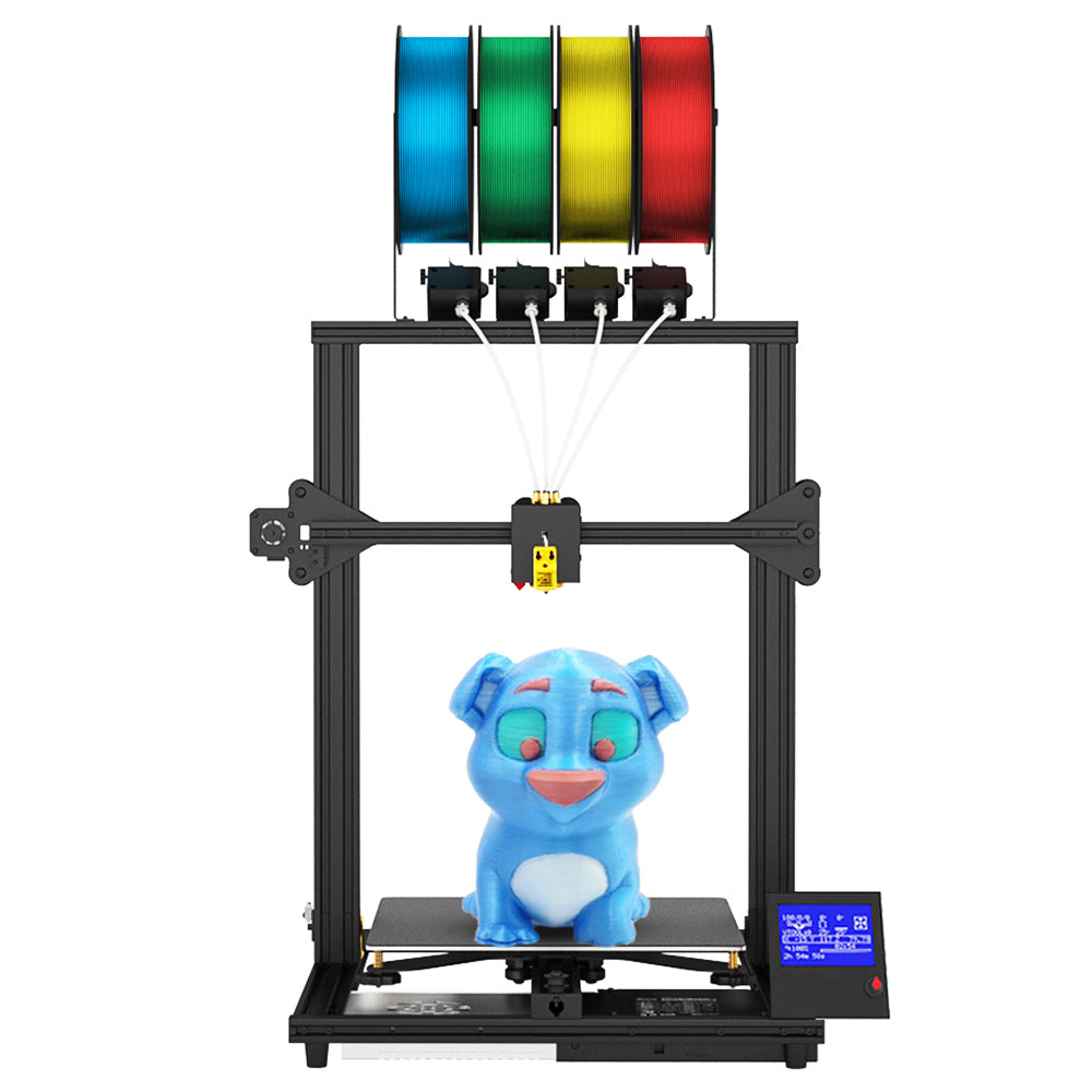 Zonestar Z8PM4 Pro 4 Titan Extruders 3D Printer, 4 in1 out Color-Mixing, Auto Leveling, 32Bit Mainboard, LCD Screen, Open Source, 300*300*400mm