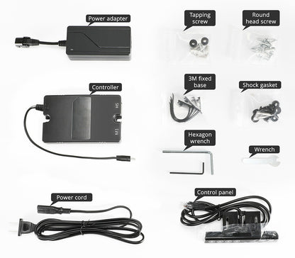 ACGAM KVTD-2 Single-motor Two-stage Legs Electric Standing Desk Frame (Black)