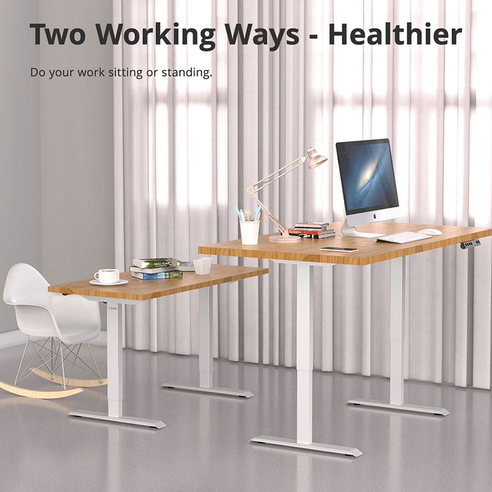 Pracovní stanice Acgam Electric Stand Up Desk Frame, ergonomická nastavitelná výška stoje, černá (pouze rám)