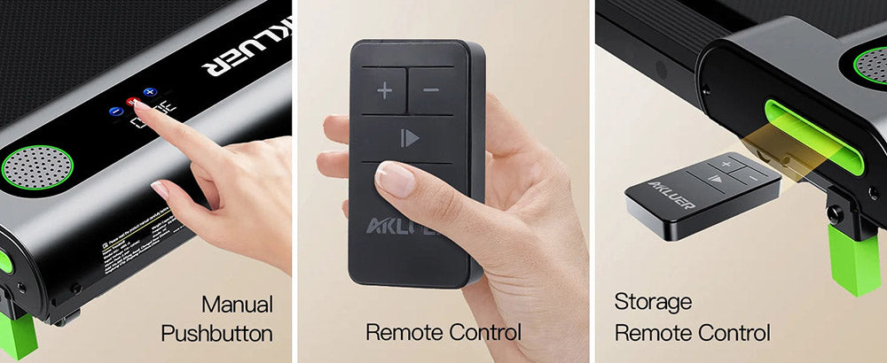 Běžecká podložka Akluer 480L-A se sklonem, běžecký pás pod stůl 2,5 HP s dálkovým ovládáním, LED displejem, maximální nosnost 150 kg