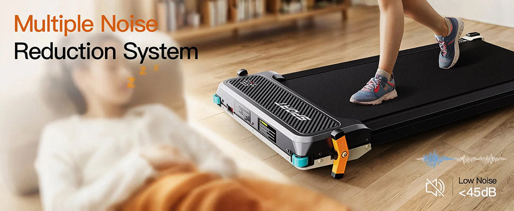 Běžecký pás Akluer 520 s oboustranným podstavcem, masážní přístroj na nohy Shiatsu, podložka na chůzi se sklonem, tichý motor 2,5 HP, LED displej