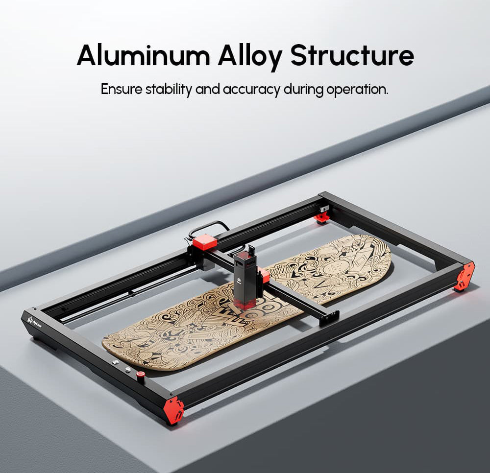 Sada rozšíření pro laserový gravírovací stroj AlgoLaser Alpha, 400*850 mm (157,5*334,6 palce)