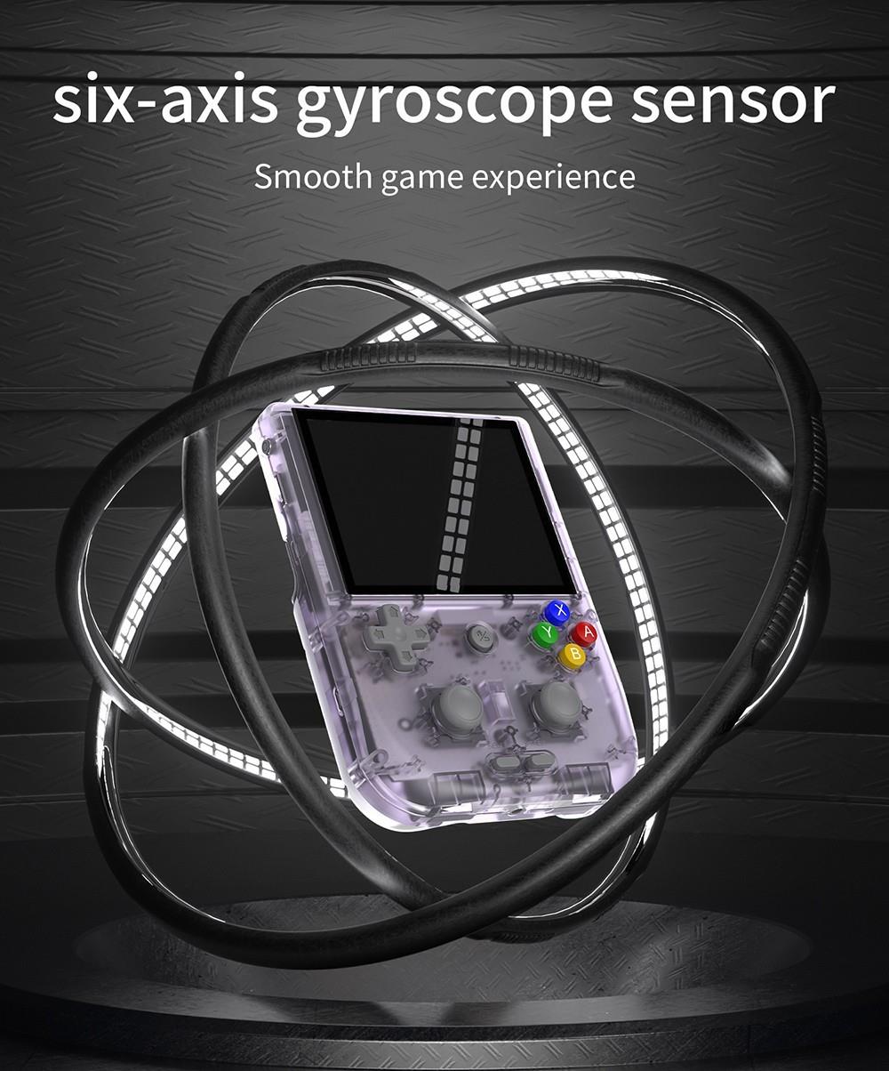 Herní konzole ANBERNIC RG405V, 4GB LPDDR4 128GB eMMC, Android 12, 5G WiFi, Bluetooth 5.0, 128GB TF karta 3172 her - fialová