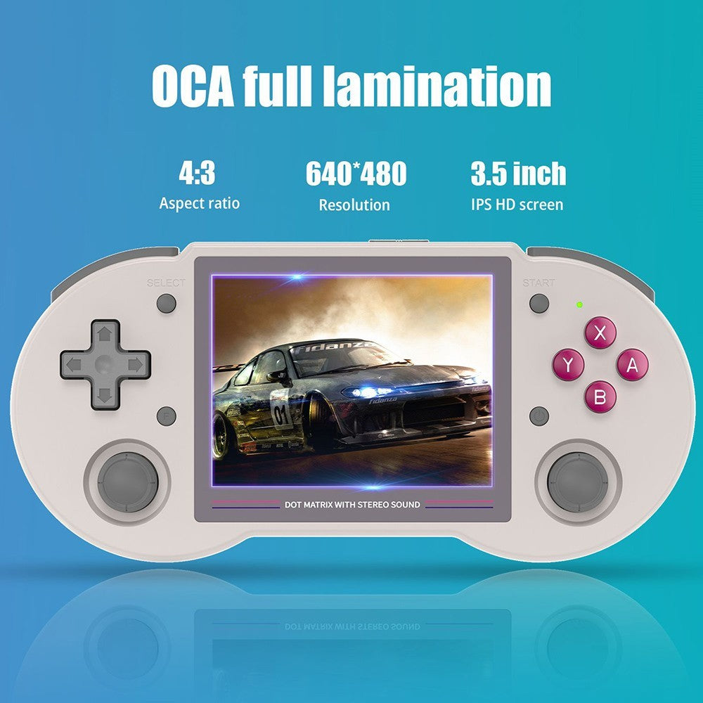 Herní konzole ANBERNIC RG353PS, 64GB TF karta - bílá