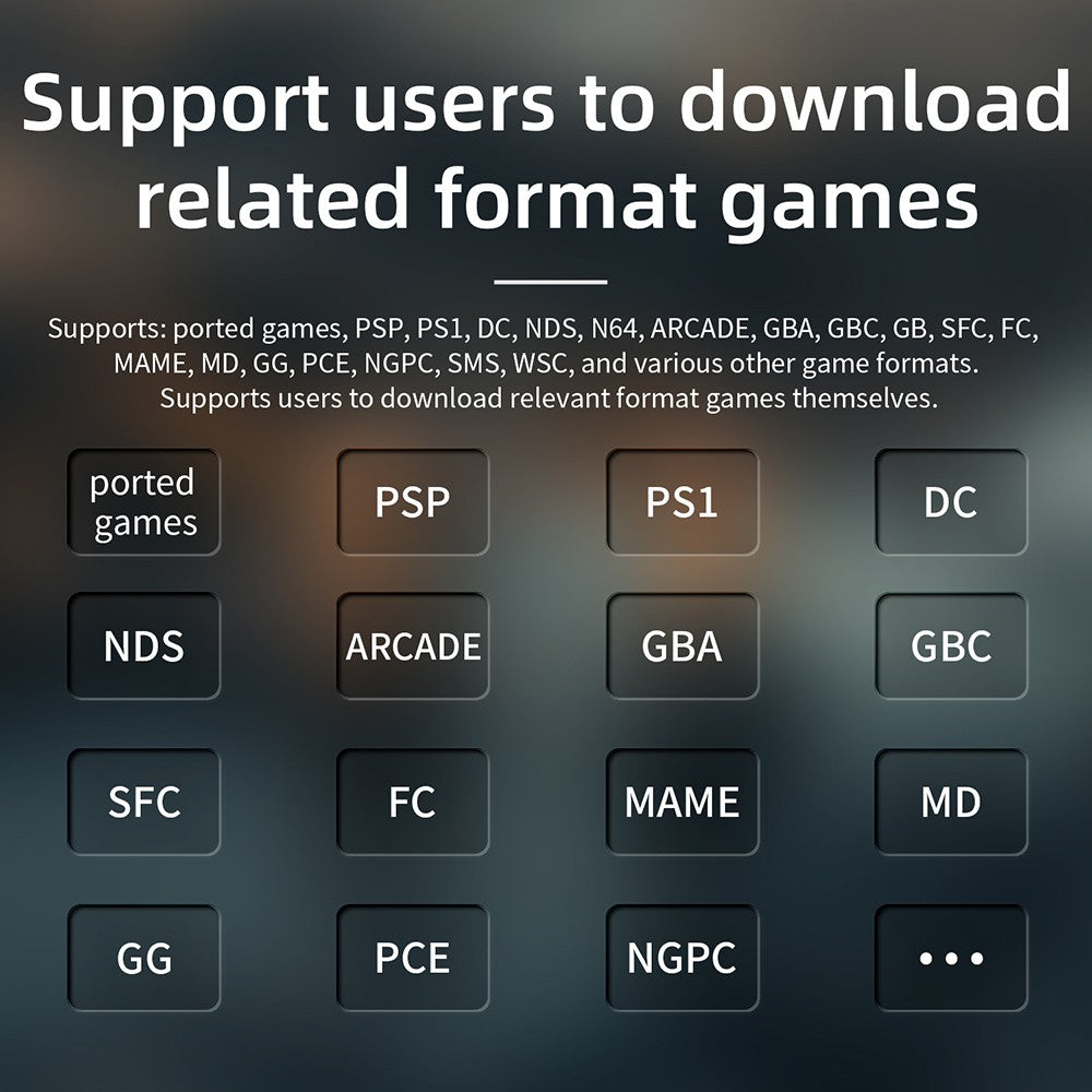 Herní konzole ANBERNIC RG40XX H Retro s RGB podsvícením, 64GB TF karta s více než 5000 hrami, LPDDR4 1GB, 640*480P IPS obrazovka, 3200mAh baterie pro 6 hodin autonomie, Linux OS, 5G Wifi Bluetooth, Moonlight Streaming - černá