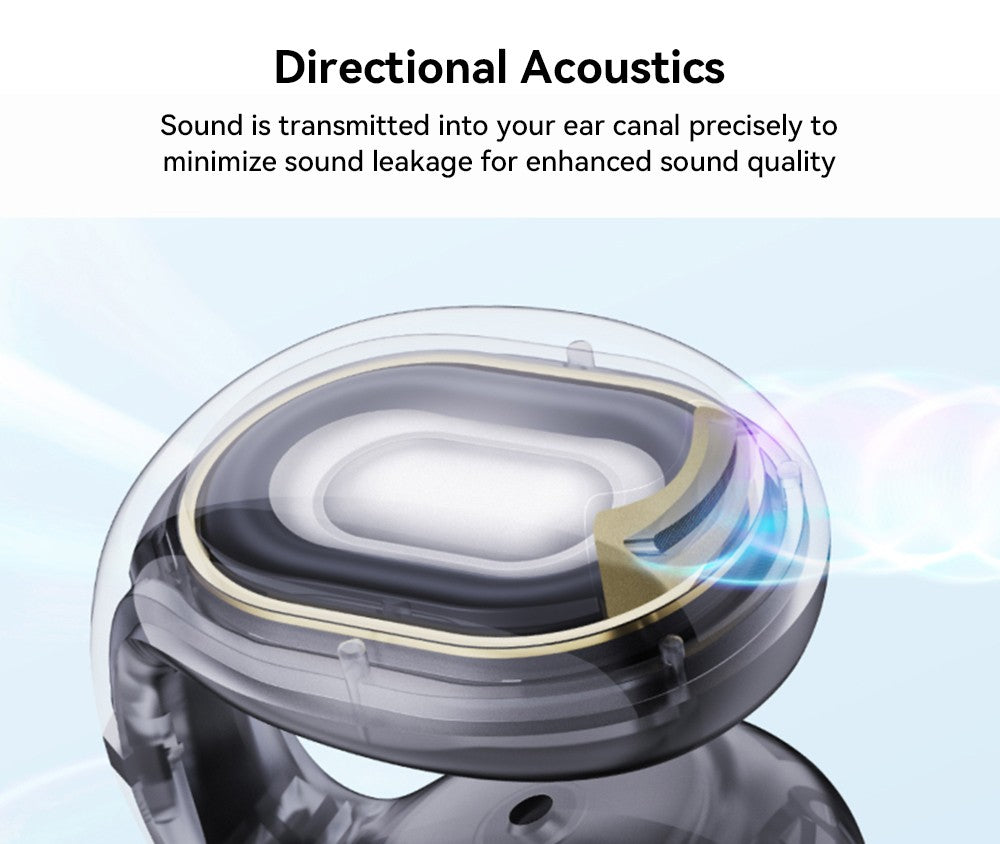 Anker Soundcore C30i otevřená sluchátka s klipem, Bluetooth 5.3, voděodolnost IPX4, výdrž až 30 hodin přehrávání - bílá