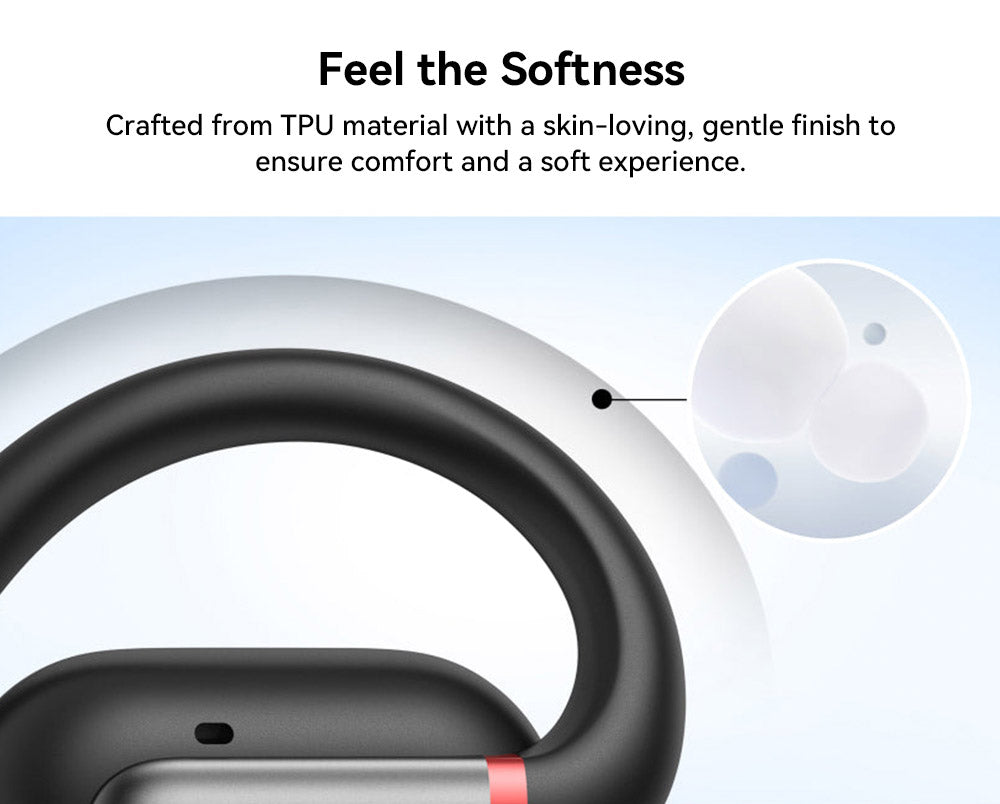 Anker Soundcore V30i otevřená sluchátka do uší, ergonomické háčky na uši, Bluetooth 5.3, ovládání aplikací, až 36 hodin přehrávání